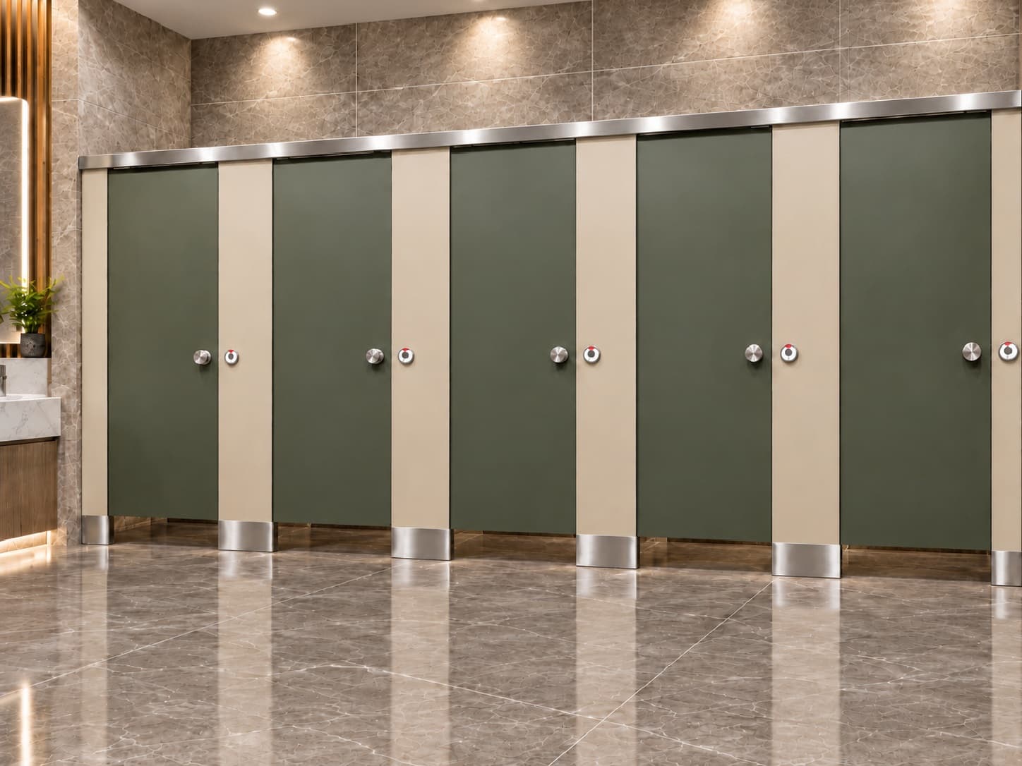 Airports & Transit washroom application visual