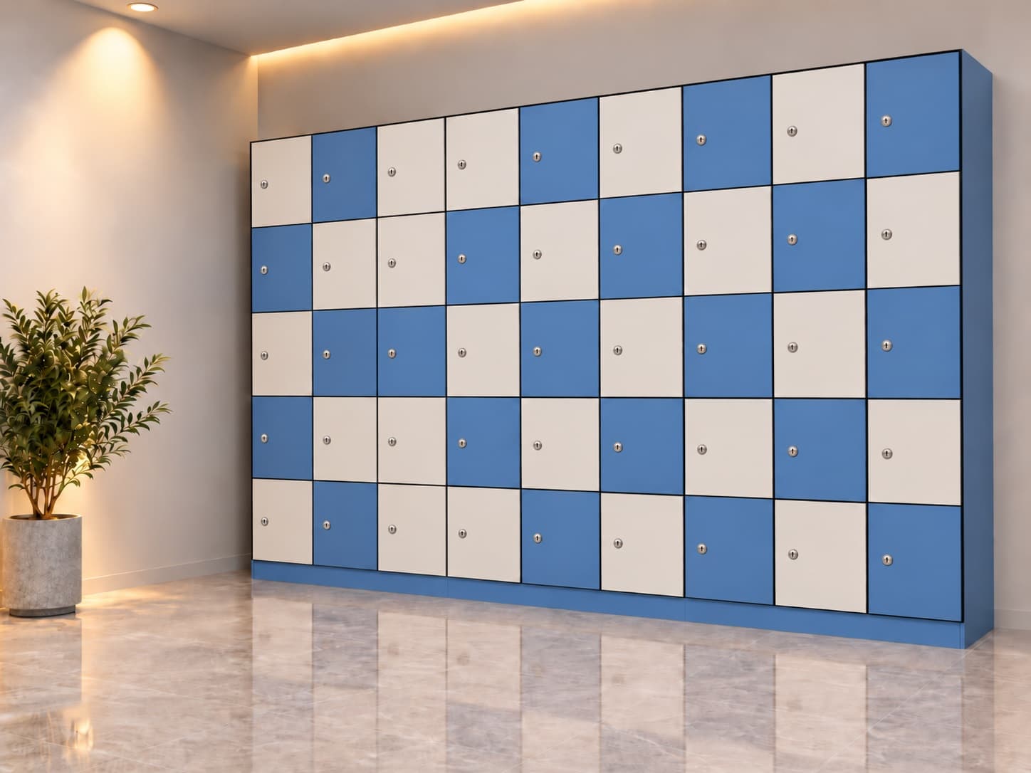 Tier 5 Locker HPL locker 5-door module product visual