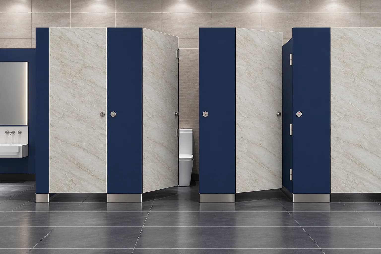 Base Box concept visual: cubicles with shoe-box base support, no legs and no top rail